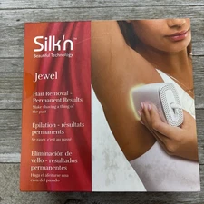 NEW Silk'n Flash & Go Jewel Unisex Full Body Permanent Skin Hair Removal Device