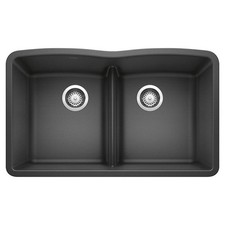 CL BLANCO undermount double-bowl kitchen sink 442075