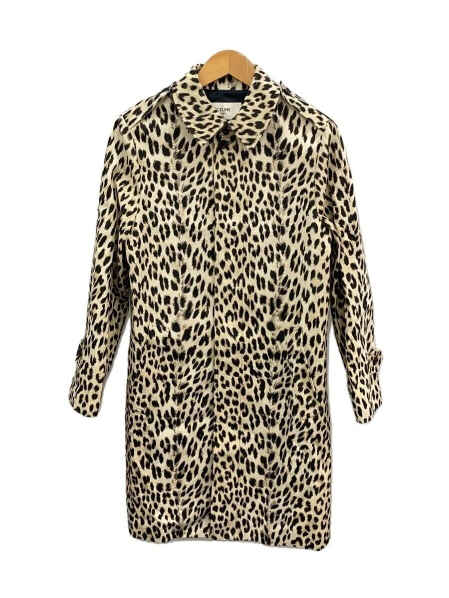 Cappotto CELINE Altri 19SS Colore Sten Leopardato 44 Cotone Giallo 2M038944D