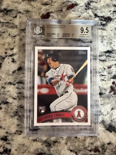 2011 Topps Update #US175 Mike Trout Rookie RC BGS 9.5