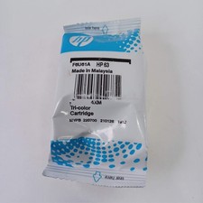 HP 63 Tri-Color Ink Cartridge F6U61A No Box - Sealed Exp: 2023