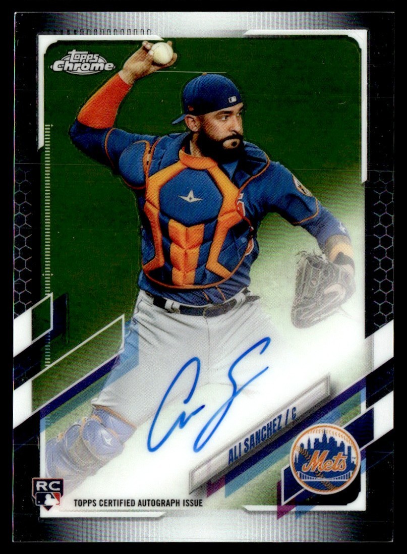 2021 Topps Chrome Rookie Auto Ali Sanchez #RA-ALS