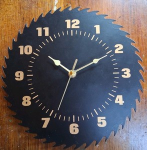 Saw Clock | eBay