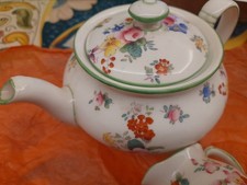 Minton:Teiera e lattiera vintage di ceramica inglese Primi '900