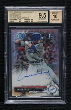 2017 Bowman Draft Chrome Pick Refractor Connor Wong BGS 9.5 GEM MINT Auto 0vg0