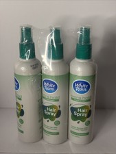 White Rain Botanicals Unscented Extra Hold Hair Spray Spritz 7 oz Ea- Lot of 3