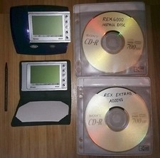 Xircom REX 6000 PDA with Rare Dock USB  Wallet with Stylus and Extra ADDIN CD