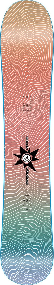 Nitro Alternator X Volcom Men's All-Mountain Snowboard, 162cm MY25