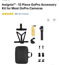 gopro hero 12 black  and more accessories  see pictures for details