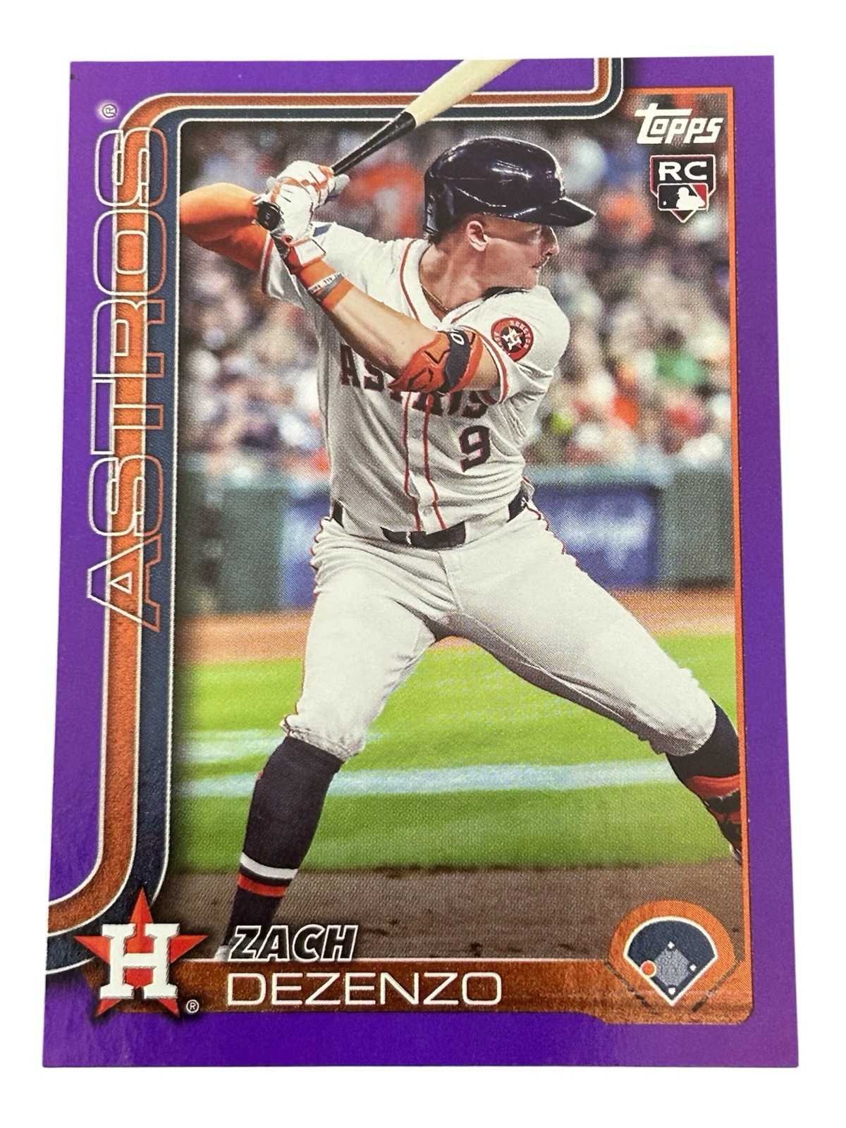 2025 Topps Zach Dezenzo RC #89 Purple Foil /250 – Astros SP Parallel 🔥 JB