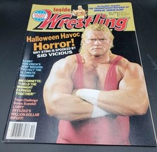 Inside Wrestling Magazine December 1990 Arn Anderson Pinup, Sid Vicious Apter