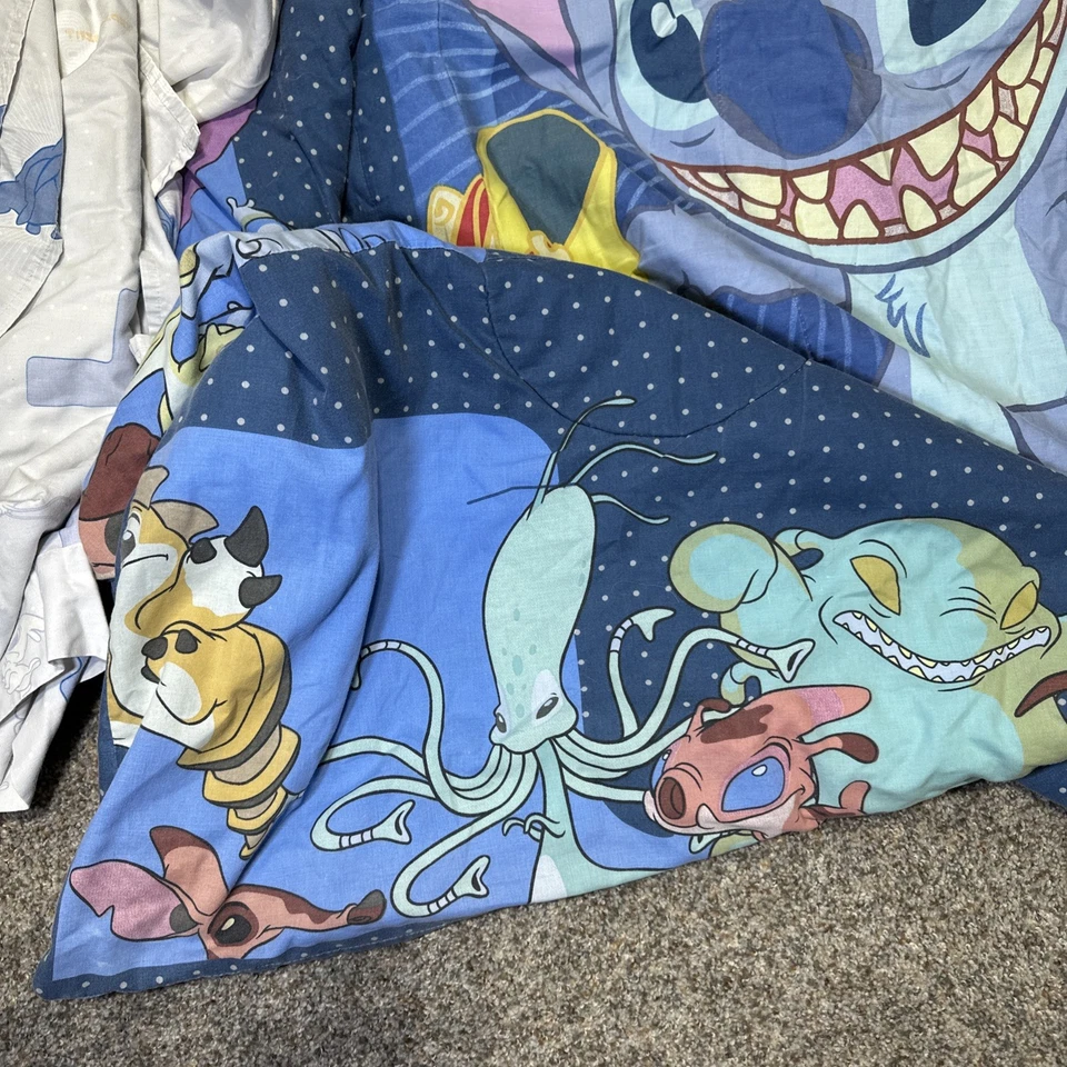 Edredón doble vintage Disney Experiment 626 Lilo & Stitch años 90 65x81 Foto 2 de 4