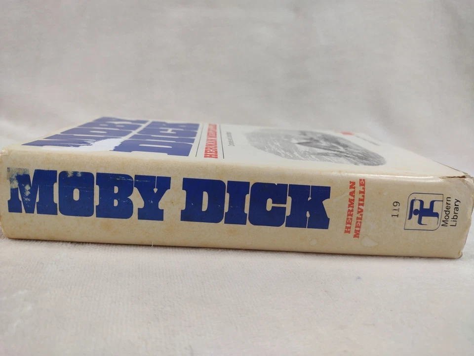 MOBY DICK Vintage Modern Library 119 (1950) Hardcover Melville, Herman Complete Foto 4 de 4