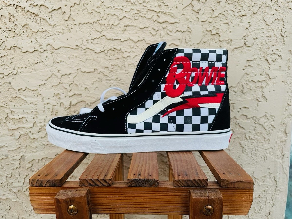 David Bowie Vans Sk8-Hi Size 12 New With tags Limited Edition