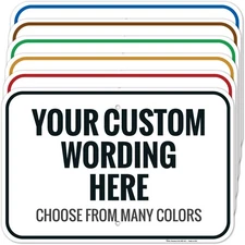 Custom Personalized Signs For Home, Office, Business, Delivery, Decor, Indoor...