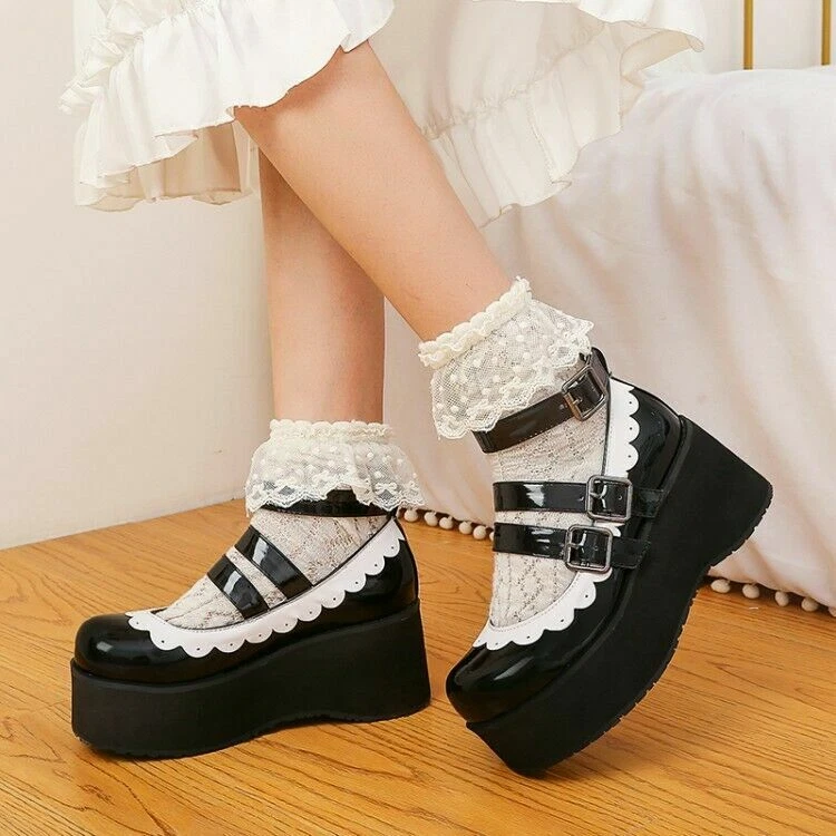 Gothic wedge shoes 2025