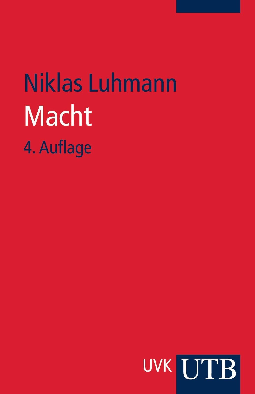 Thumbnail - Macht | Niklas Luhmann | Taschenbuch | Uni-taschenbücher | 175 S. |