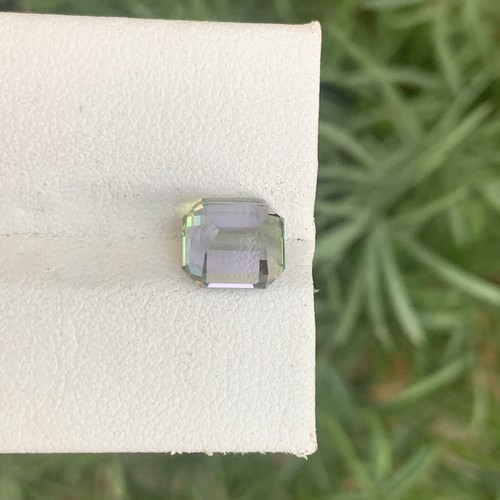 2.80 Carat Tanzanite Zoisite Beautiful Green Purple Color Cushion Cut Tanzania - Picture 4 of 8