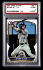 2023 Nolan McLean 1st Bowman Draft Rookie Card BD-96 MINT Graded 10