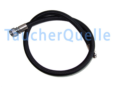 51 cm - MIFLEX Inflatorschlauch - Jacketschlauch - schwarz (88,14   pro m)