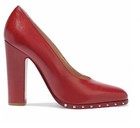 VALENTINO NEW Red Leather Soul Rockstud Block Pumps Size EU 38 / US 7.5 — photo 7