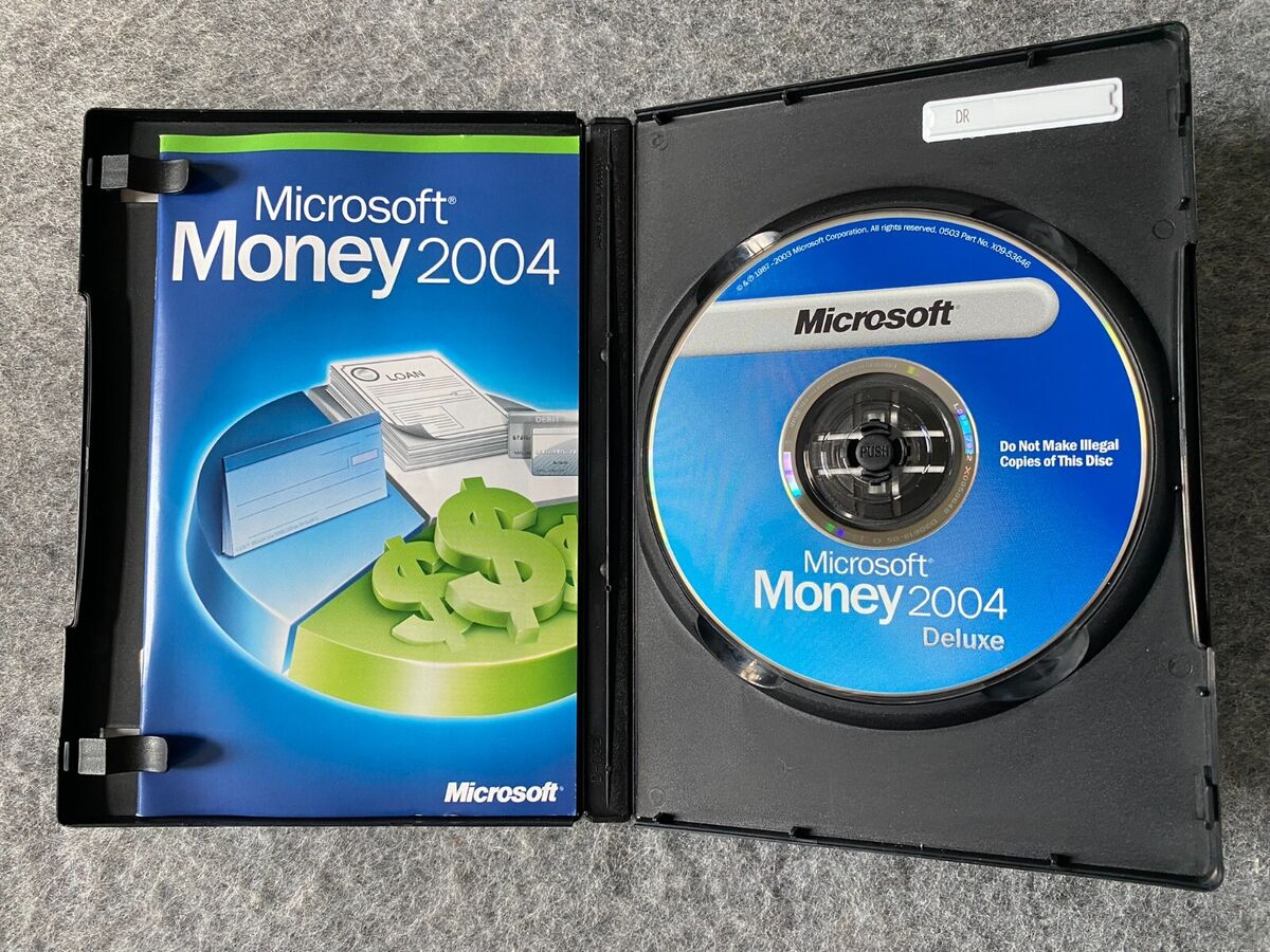 Microsoft Money 2004 Deluxe For Windows - New Old Stock in Microsoft Money 2004 Deluxe For Windows - New Old Stock in