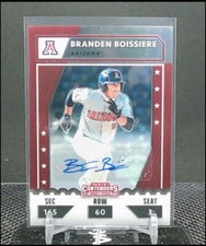 2021 Panini Elite Extra Edition Branden Boissiere AUTO College Ticket /99