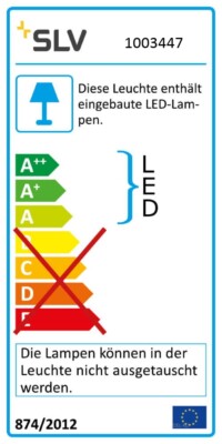 SLV 1003447 GALEN 60 SP Single Colour LED Profil anthrazit CCT switch 3000/4000K