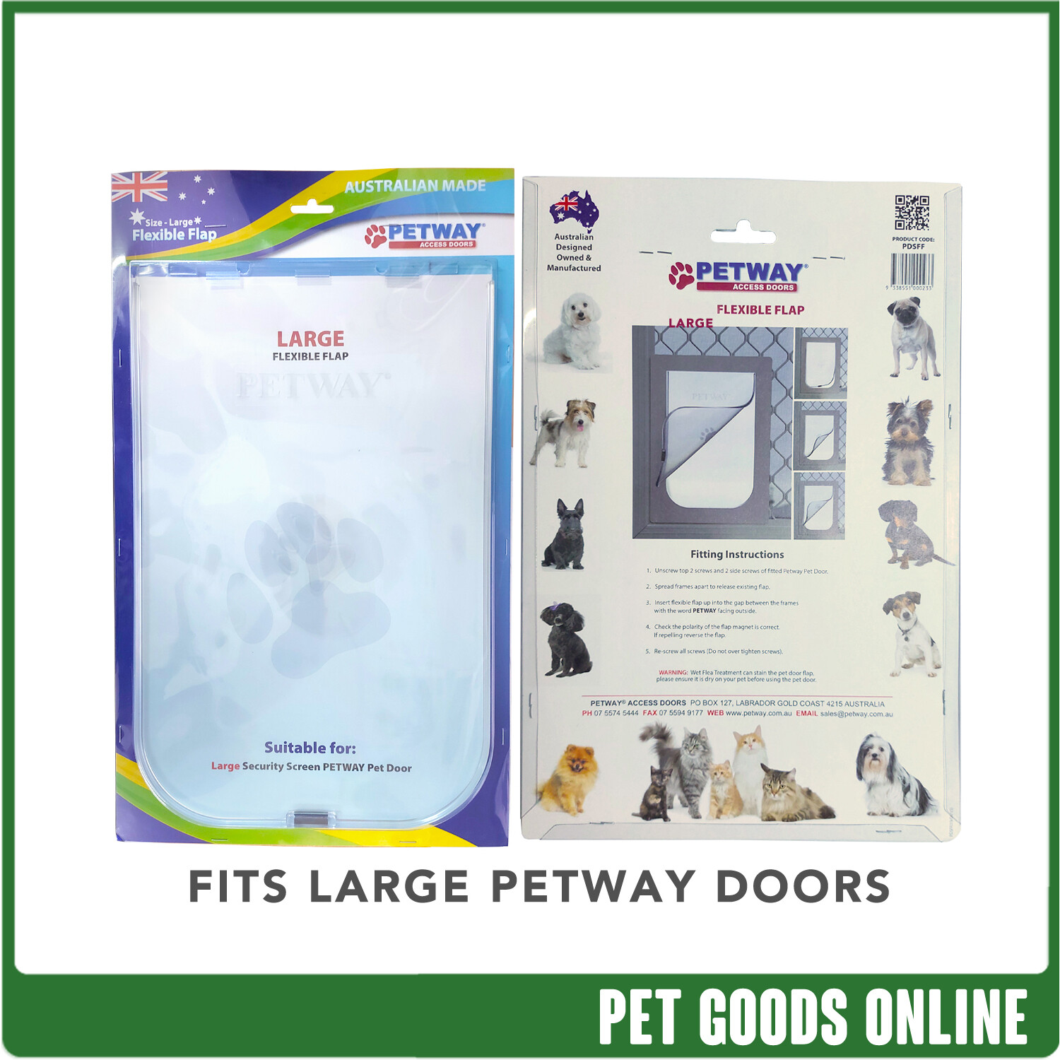 Petway Pet Door Large Replacement Flexible Flap eBay