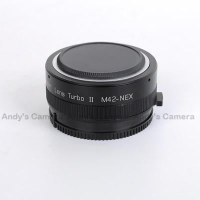 Zhongyi Lens Turbo II Focal Reducer Booster Adapter M42 to Sony E A6400 A6300