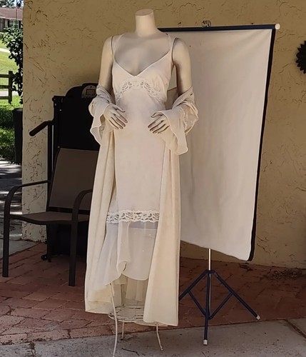Cabernet Vintage Slipperkleid Dessous, Bademantel Nachthemd Negligee Kleid Robe Set - Bild 17 von 24
