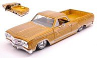Maisto 1/24 Chevrolet El Chemin Lowrider 1965 Gold Statisches Modell Diecast
