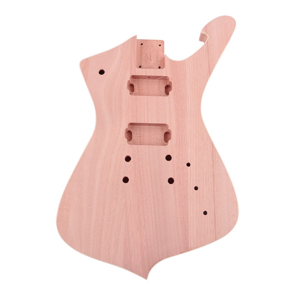 DIY mahogany body and neck rosewood fn electric guitar kits set
