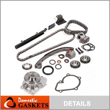 Timing Chain Kit w/o Idler Sprocket Water Pump for 91-98 Nissan 240SX KA24DE