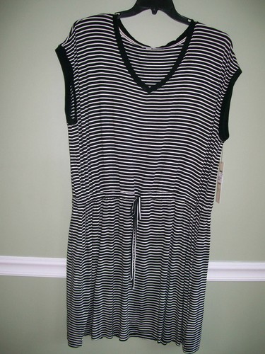 NWT Tribal Jeans Drop Shoulder Stripe Dress Size XXL NEW - Picture 2 of 6