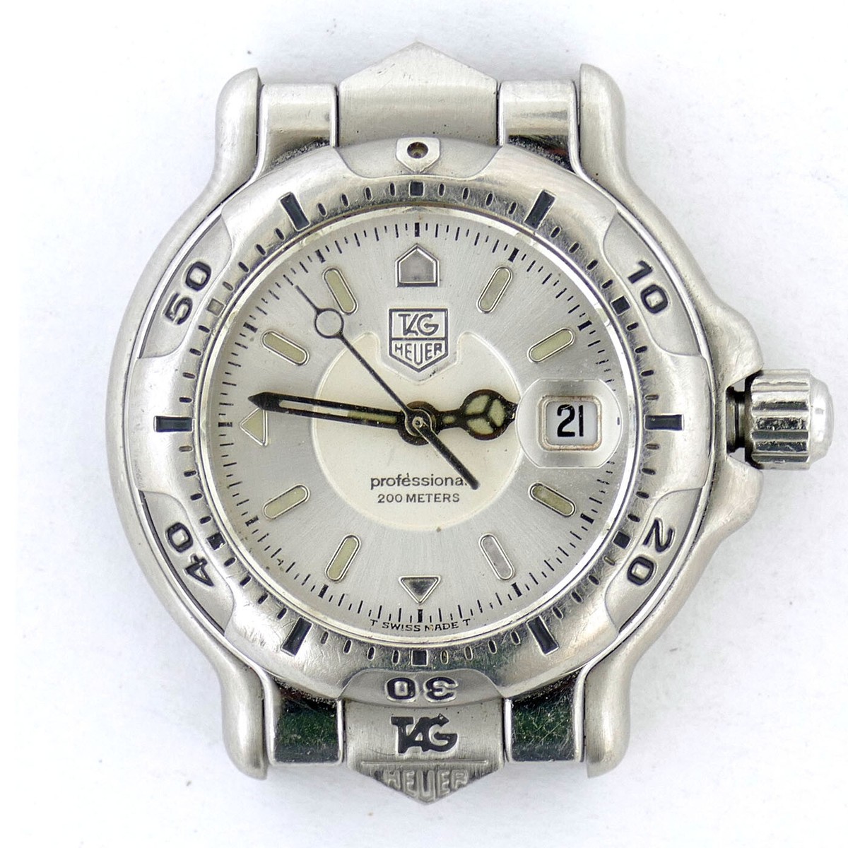 TAG HEUER ダイバーウォッチ　レディース　ベルト切れ　ジャンク TAG HEUER 【TAG HEUER】タグホイヤー セル WI1310 革ベルト