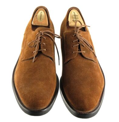Suede and leather Paul Fredrick brown  pair of shoes size 10 1/2 made in Italy Paul Fredrick Men main image 2