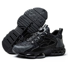 Mens Work Boots Steel Toe Safety Shoes Indestructible Sneakers Shoes Lightweight