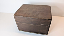 Wooden Maple File Box 3x5 Index Card
