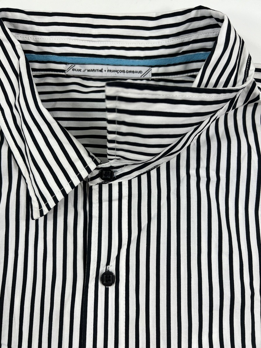 ★Marithe + Francois Girbaud★ STRIPE LAYERED LONG SLEEVE br MARITHÉ FRANÇOIS GIRBAUD STRIPE LAYERED LONG SLEEVE | WY Store