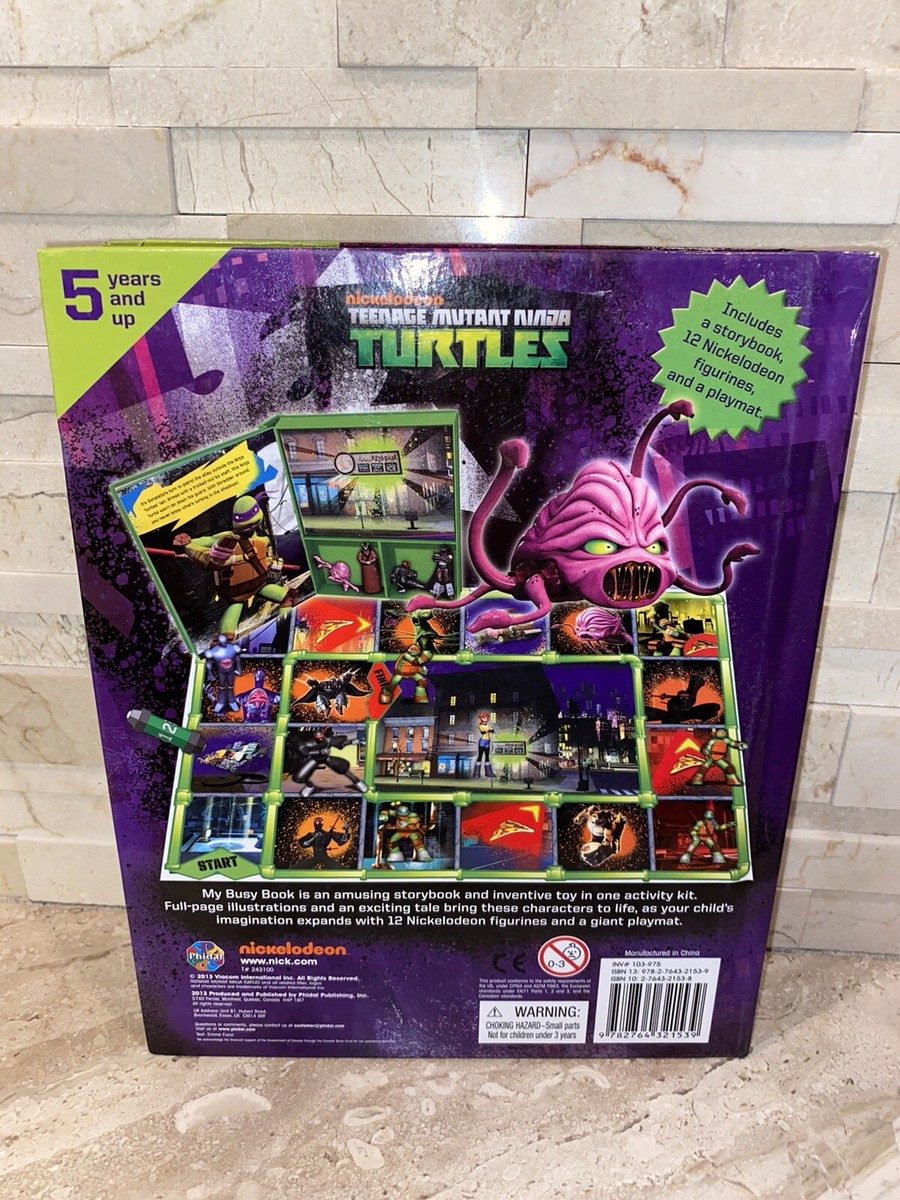 Nickelodeon Teenage Mutant Ninja Turtles My Busy Books INCOMPLETE