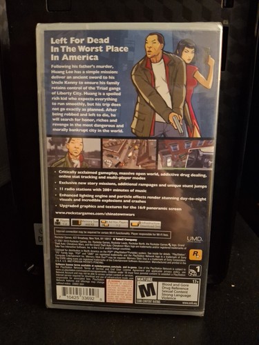 Grand Theft Auto: Chinatown Wars (Sony PSP, 2009) BRAND NEW Greatest Hits - Picture 2 of 5