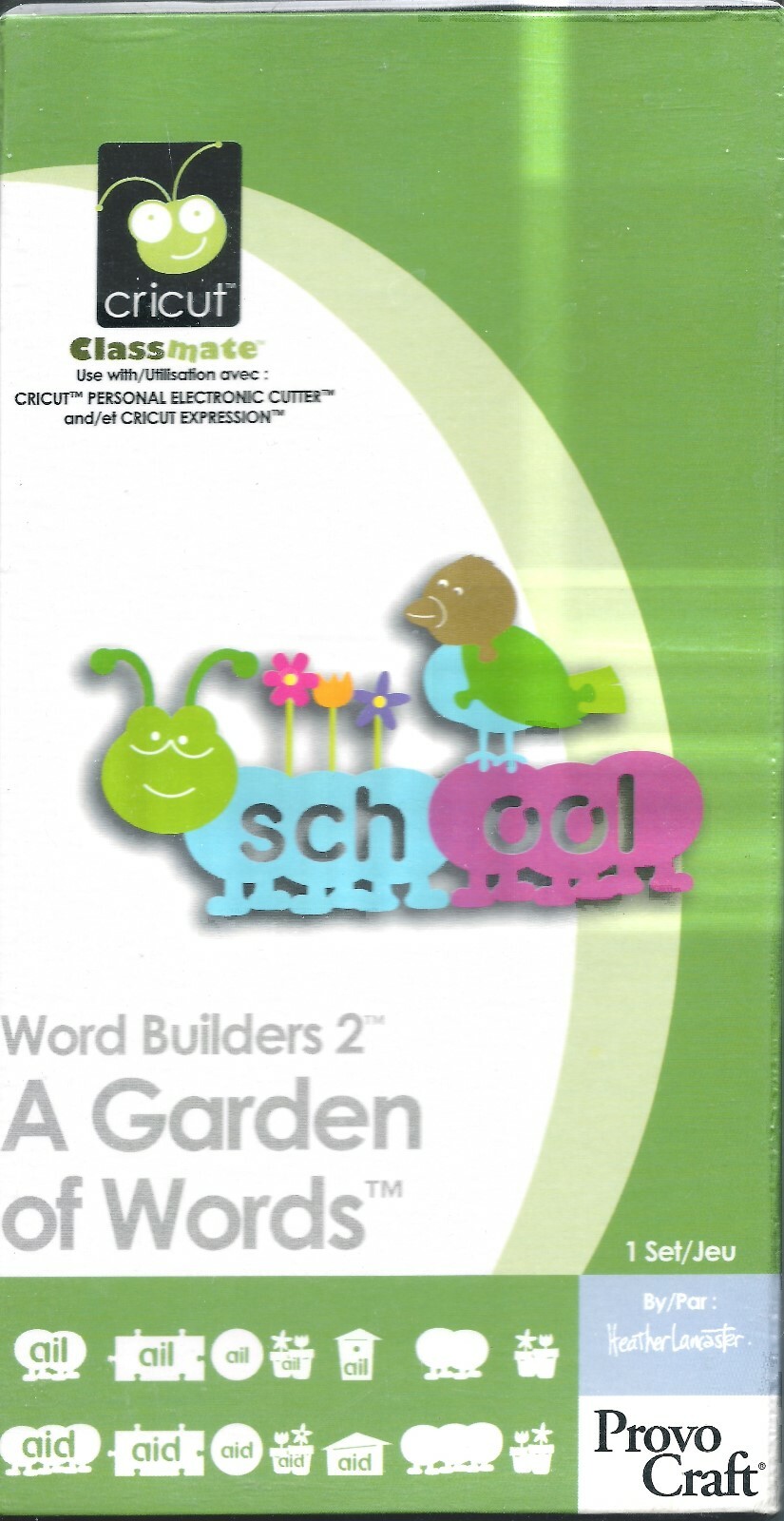 Cricut Shapes Cartridge A Garden of Words