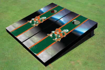 University Of Miami ''Sebastian The Ibis'' Matching Hunter Field Long Stripe Theme