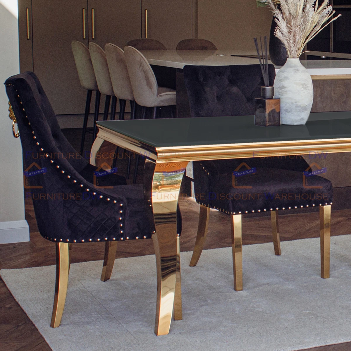 2m glass dining table deals