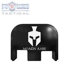 Rowe Tactical Rear Slide Cover Plate for Glock Gen 1-5 - Black - Molan Labe I