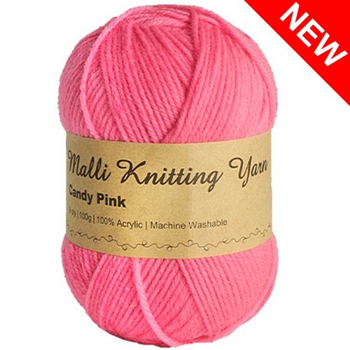 100g Malli Knitting Yarn 8ply Super Soft Acrylic Crochet Craft Wool Balls 8 Ply - Picture 22 of 248