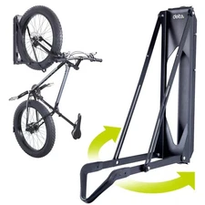 Pivot Bike Storage Rack Black by Delta Cycle - Bike Rack Garage Wall Mount Sw...