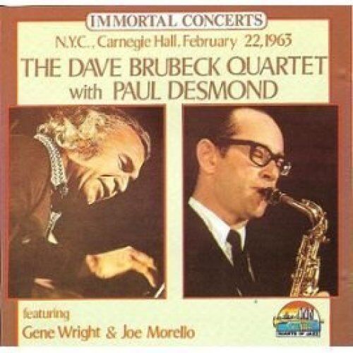 Dave Brubeck Quartet Immortal concerts-N.Y.C., Carnegie Hall, Feb. 22nd, .. [CD] - Photo 1 sur 1