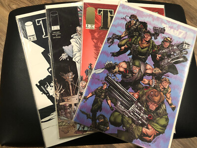 Team 7 Image Comics #1-4 Lot  